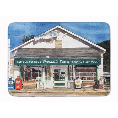 Carolines Treasures Trapanis Eatery Machine Washable Memory Foam Mat 8109RUG